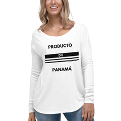 “Producto de Panamá” Ladies' Long Sleeve Tee - Travel Becomes Me