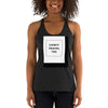 Image of "Comfy Travel Tee" Women's Racerback Tank - Travel Becomes Me