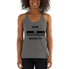 “Made in Brooklyn” Women's Racerback Tank - Travel Becomes Me