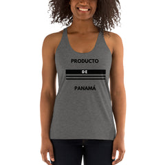 “Producto de Panamá” Women's Racerback Tank - Travel Becomes Me