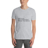 Image of "New Plan. Travel the World" Short-Sleeve Unisex T-Shirt - Travel Becomes Me