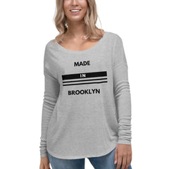 “Made in Brooklyn” Ladies' Long Sleeve Tee