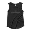 Image of #TRAVELGOALS Ladies’ Cap Sleeve T-Shirt - Travel Becomes Me